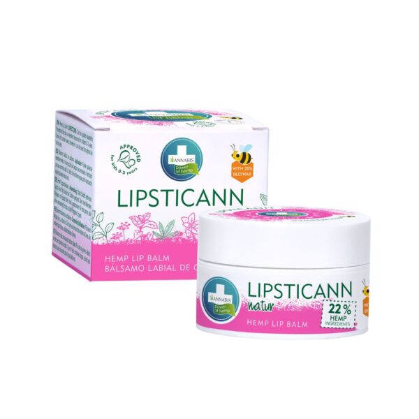 LIPSTICANN NATUR · Bálsamo labial reparador de Cáñamo hidratante y regenerador - Imagen 2