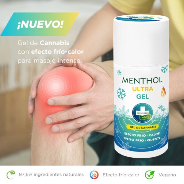 MENTHOL ULTRA Gel de masaje efecto frío – calor