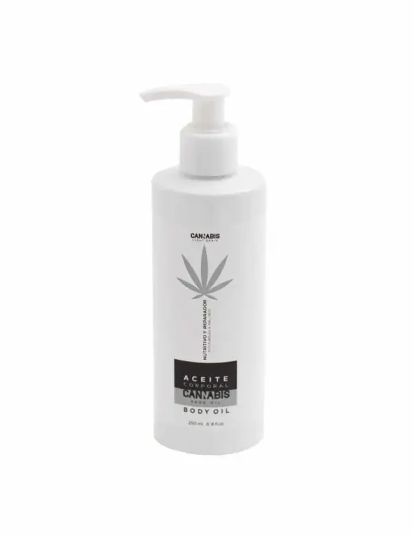 Aceite Hidratante de Cáñamo Corporal 100% Vegano 250ml de CannabisLightspain