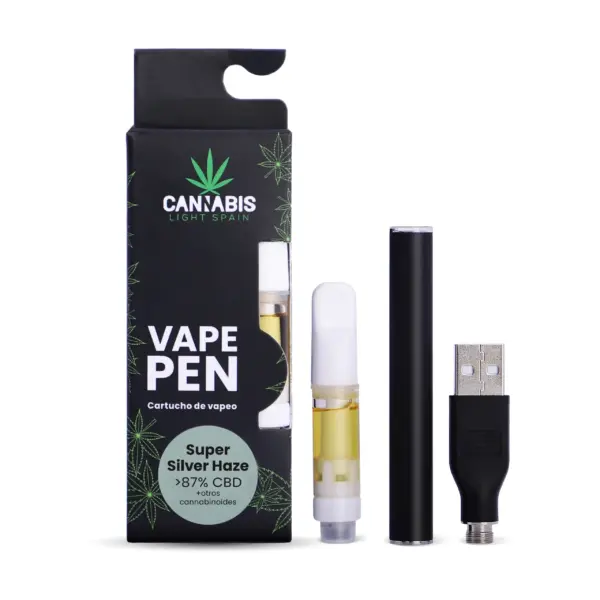 CBD Vape Pen USB + Cartucho CBD Super Silver Haze