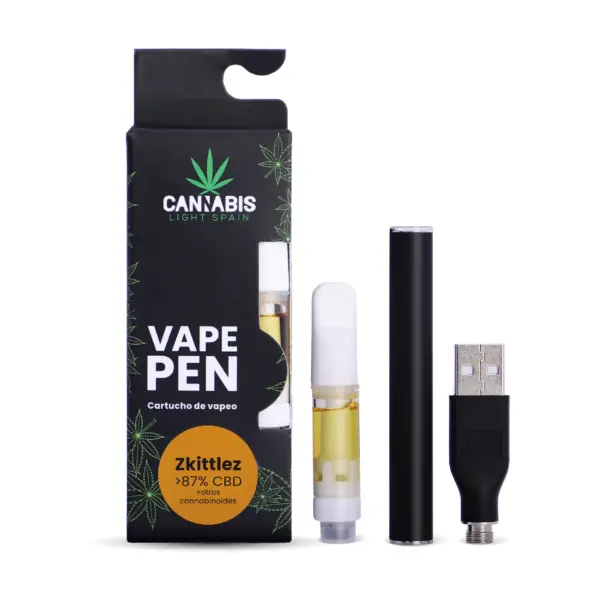 CBD Vape Pen USB + Cartucho CBD Zkittlez